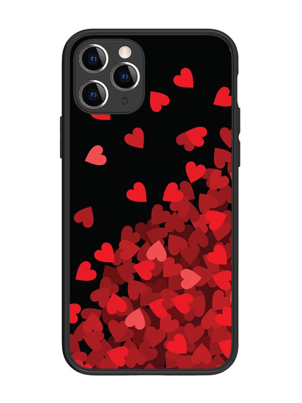 iPhone 11 Pro Red Hearts