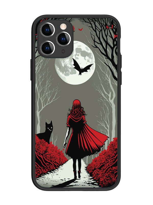 iPhone 11 Pro Scarlet Girl in Red Forest