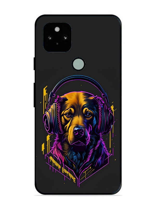 Google Pixel 5 Music Lover Dog
