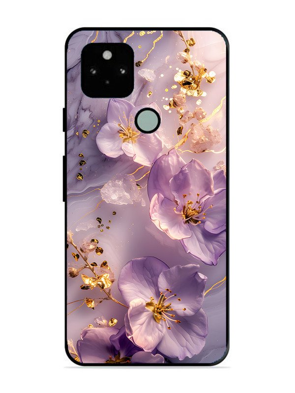 Google Pixel 5 Orchid with Golden Safron