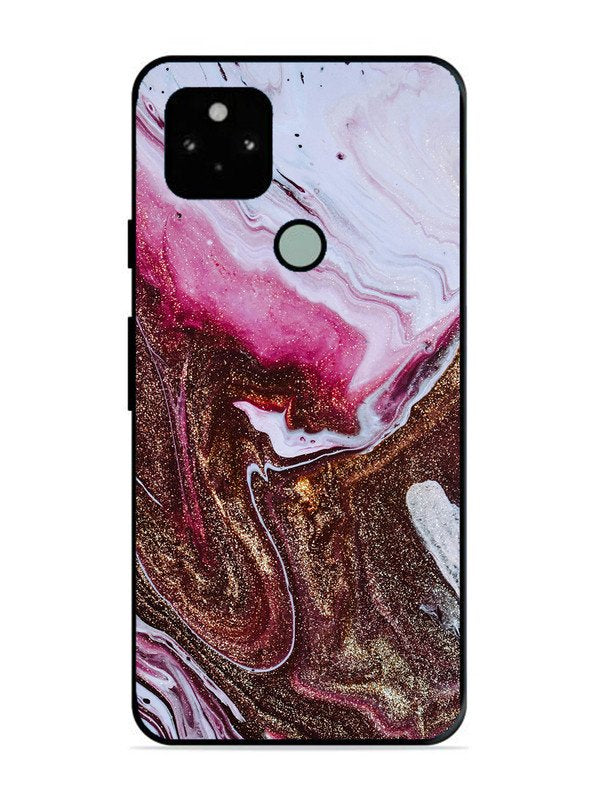 Google Pixel 5 Elegant Rose & Gold Marble