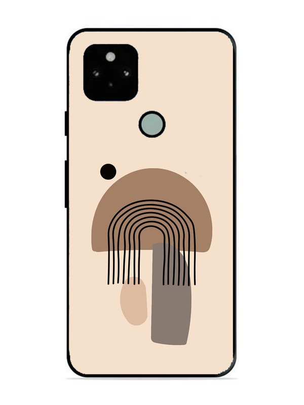 Google Pixel 5 Mushroom Illustration