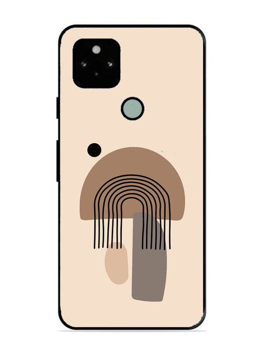 Google Pixel 5 Mushroom Illustration
