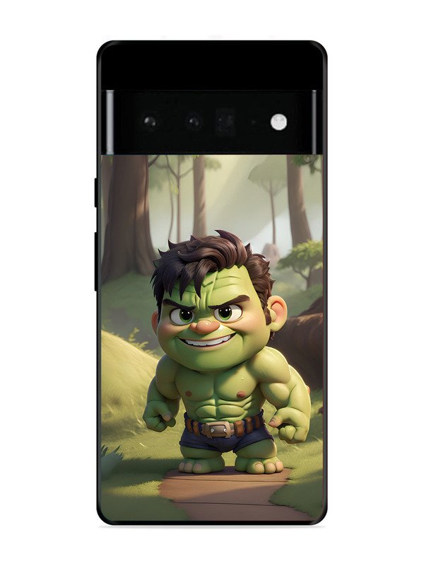 Google Pixel 6 Pro cute baby hulk