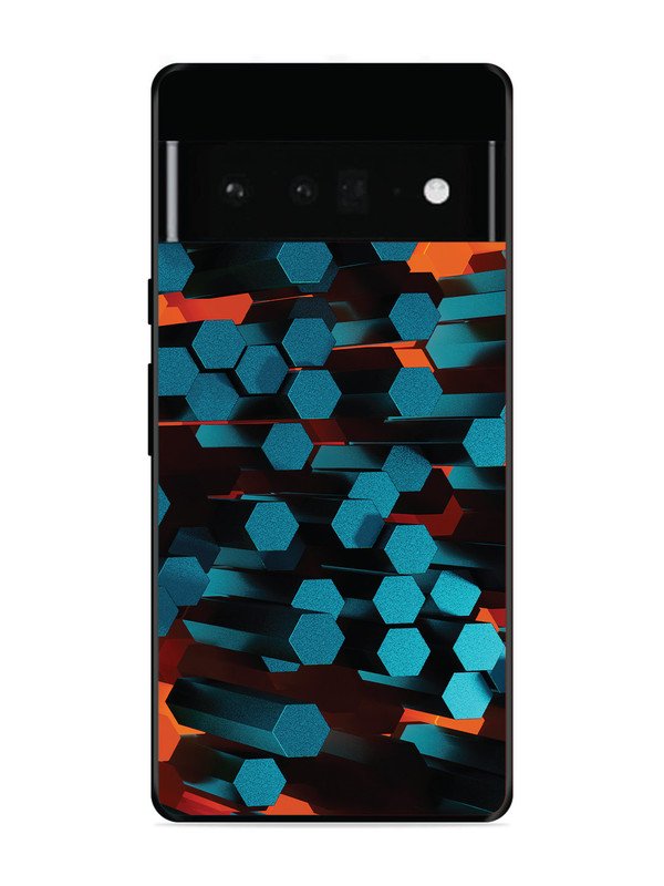 Google Pixel 6 Pro Hexagon 3D Abstract