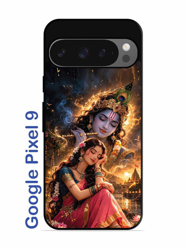 Google Pixel 9 Radha thinking of Krishna