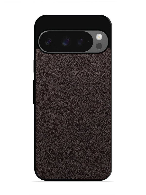 Google Pixel 9 Print of Brown Leather Pattern