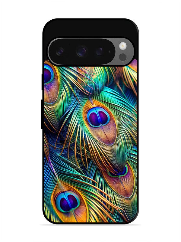 Google Pixel 9 peacock feather