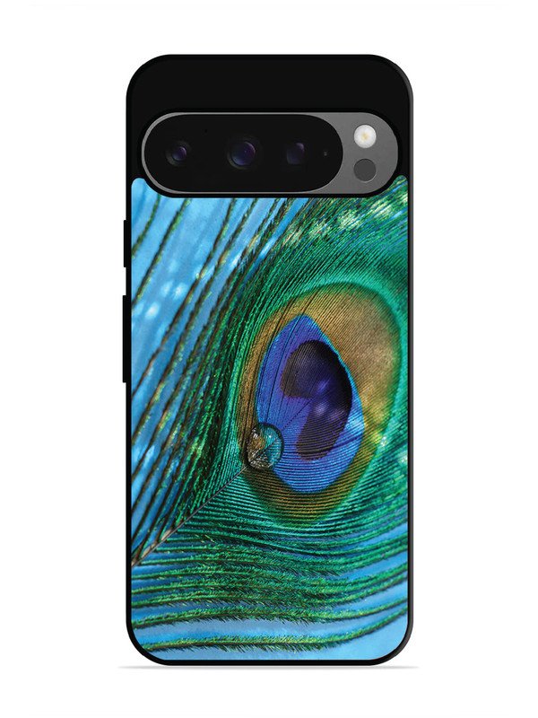 Google Pixel 9 A drop on Peacock Feather
