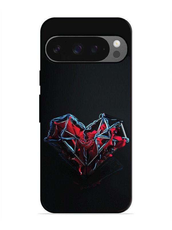 Google Pixel 9 heart-abstract