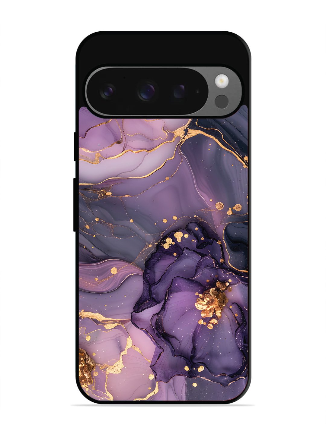 Google Pixel 9 Pro Royal Orchid Theme Marble