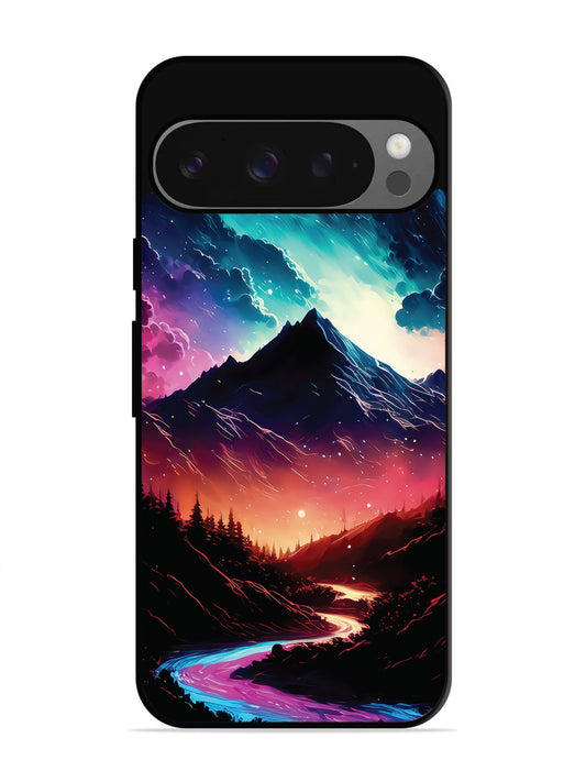 Google Pixel 9 Pro mountain-valley-Colorful-cloud-at-night