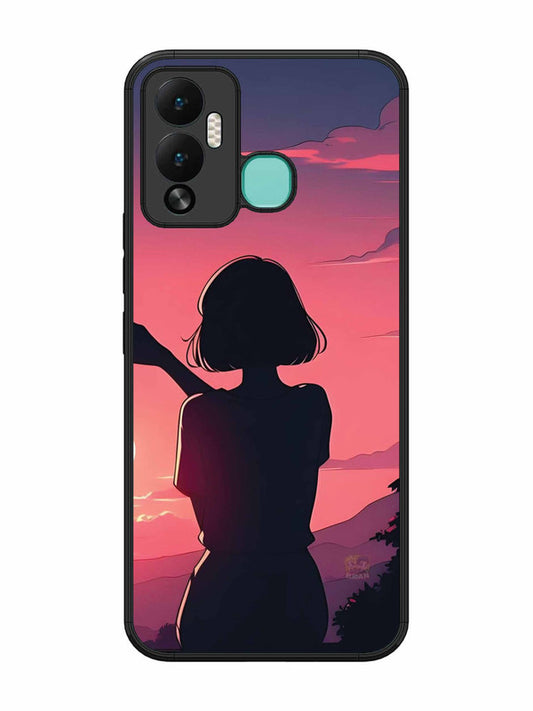 Infinix Hot 12 Play Love Heart with Hand Girl