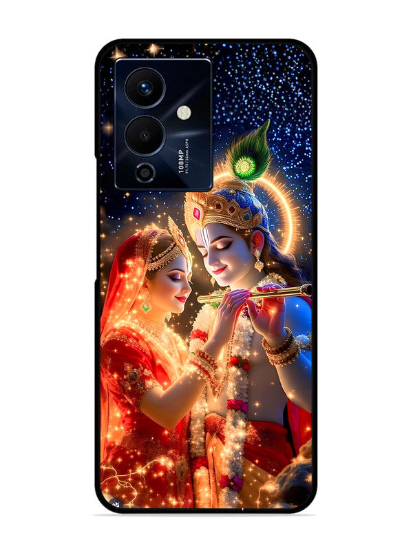 Infinix Note 12 Pro 5G Radha Krishna posing with flute