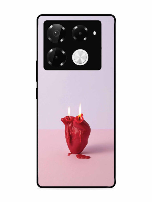 Infinix Note 40 Pro Plus 5G A Lighted Heart Candle