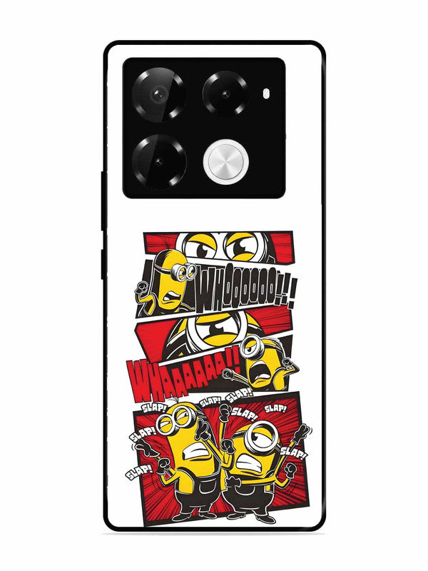 Infinix Note 40 Pro Plus 5G Minions Comic Panel Action