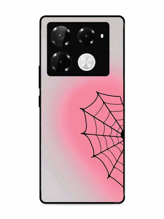 Infinix Note 40 Pro Plus 5G Spider Web Heart for Girl