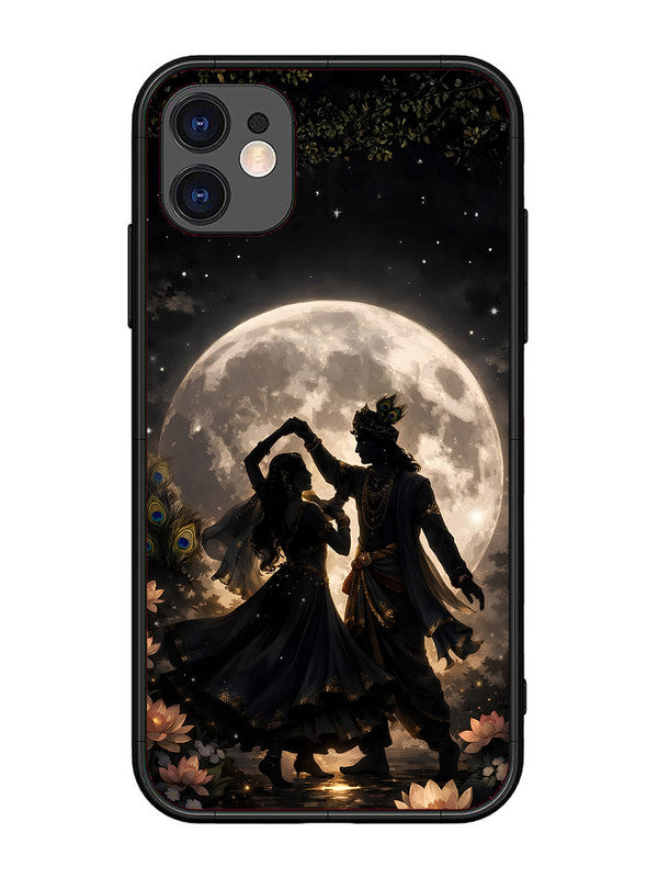 iPhone 11 | 2D Metal | Where Souls Meet - Radha & Krishna | IP-11-452