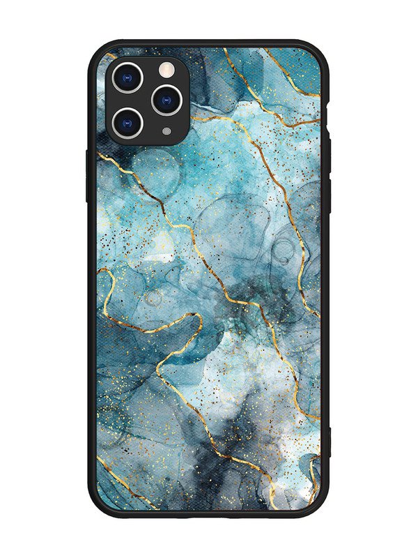 iPhone 11 Pro Max Oceanic Golden Strip Marble