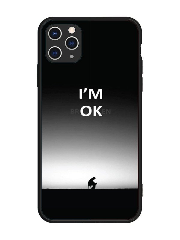 iPhone 11 Pro Max I'm Broken A man on Chair Alone
