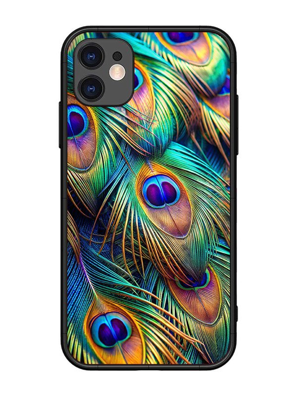 iPhone 11 peacock feather