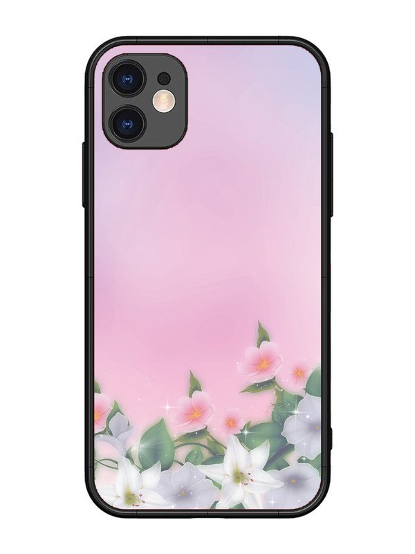 iPhone 11 Pink Floral Elegance