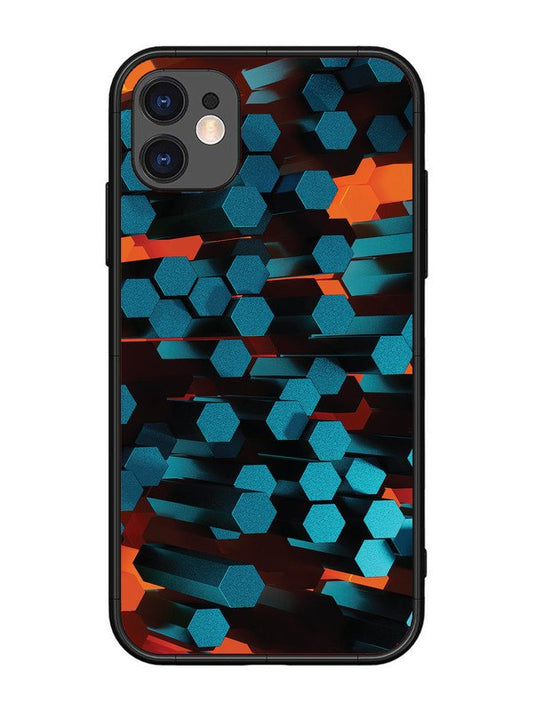 iPhone 11 Hexagon 3D Abstract