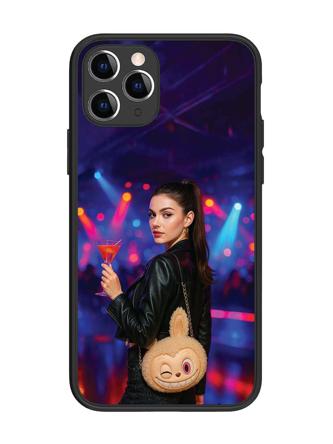 iPhone 11 Pro Girl with Labubu Purs