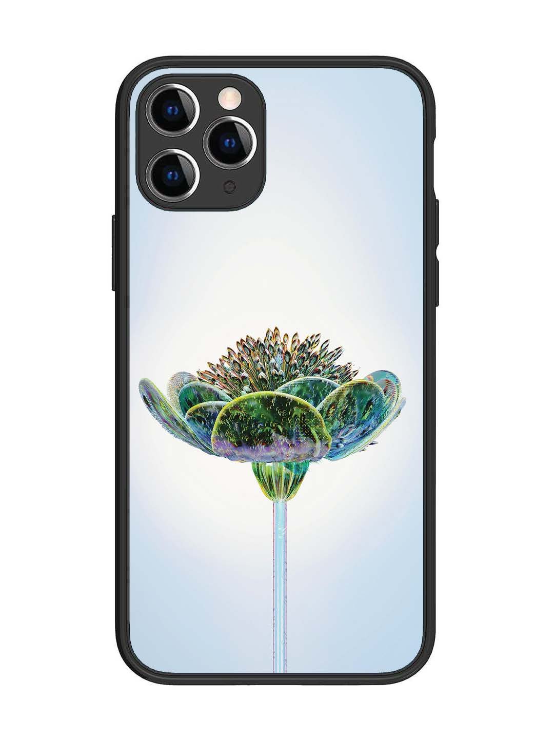 iPhone 11 Pro Liquid Glass Chromatic Flower