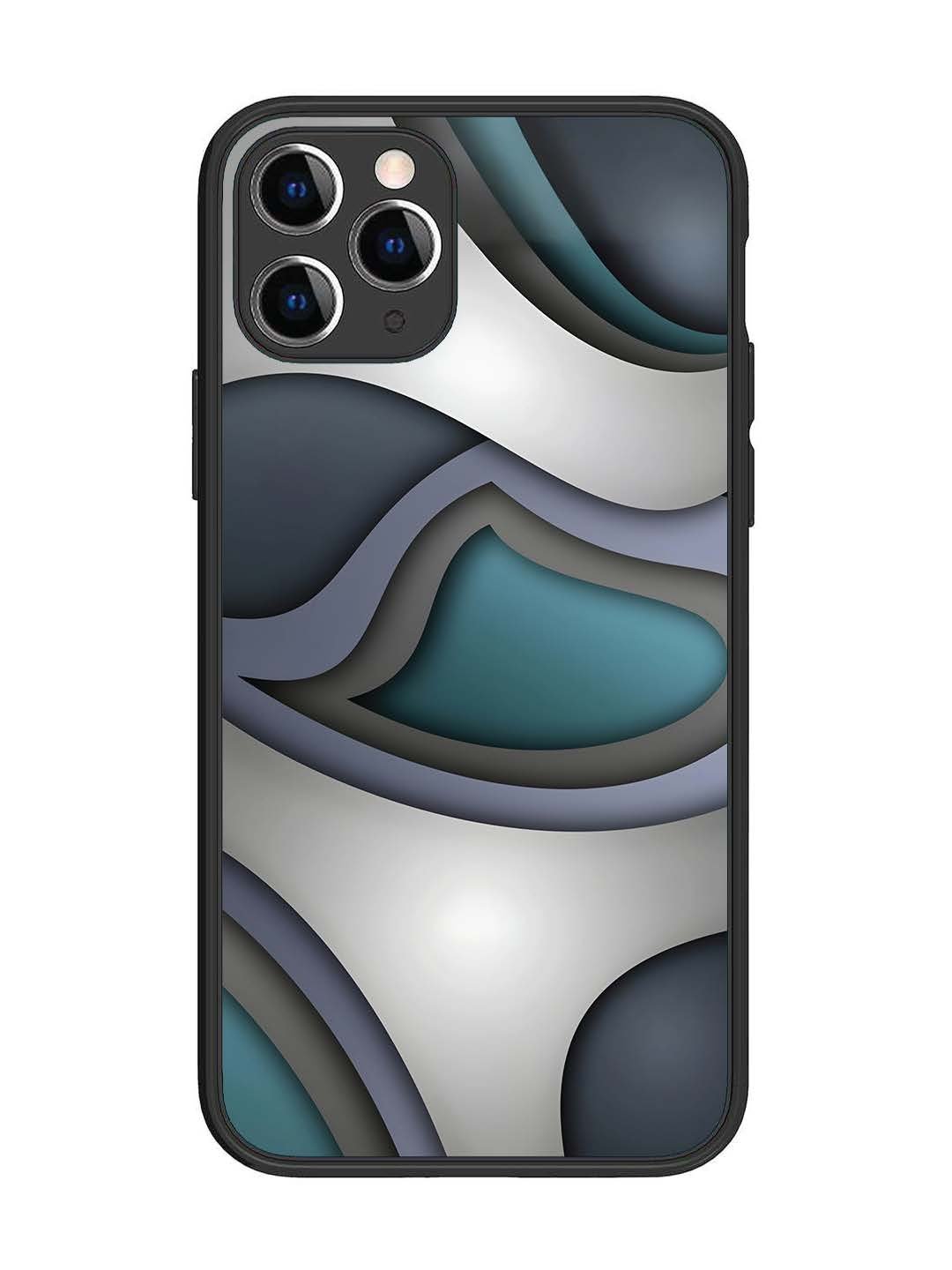 iPhone 11 Pro Slate Blue Gradient Wave
