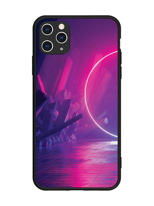 iPhone 11 Pro Max abstract with Neon Light