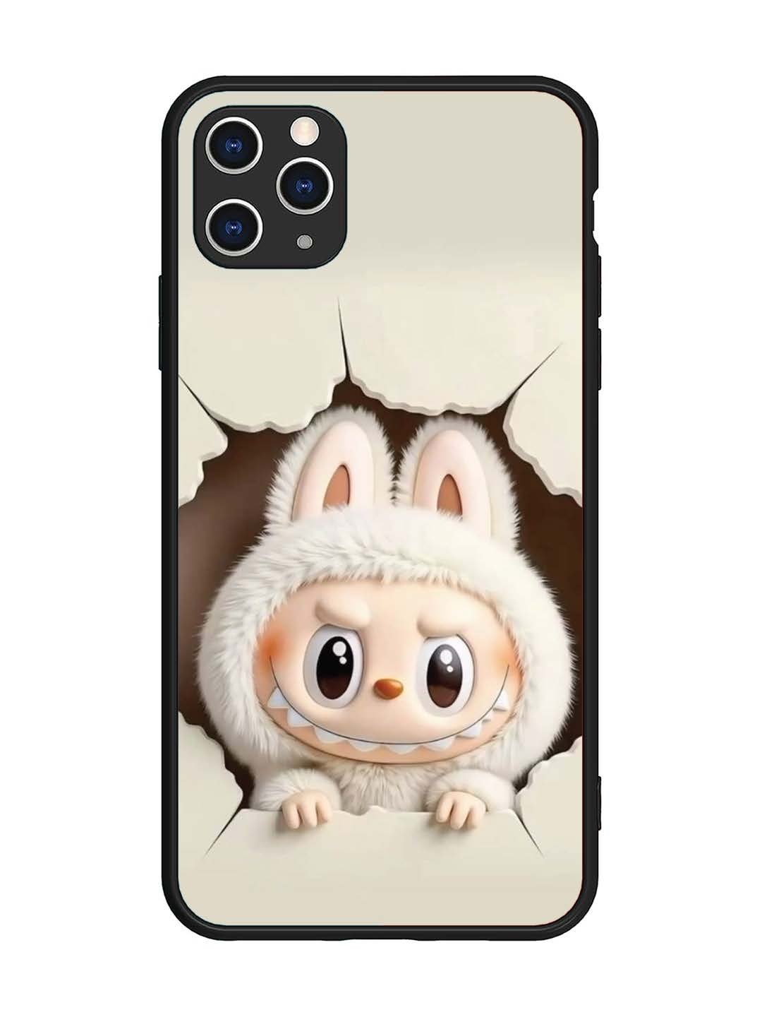 iPhone 11 Pro Max Labubu from Cracked Wall