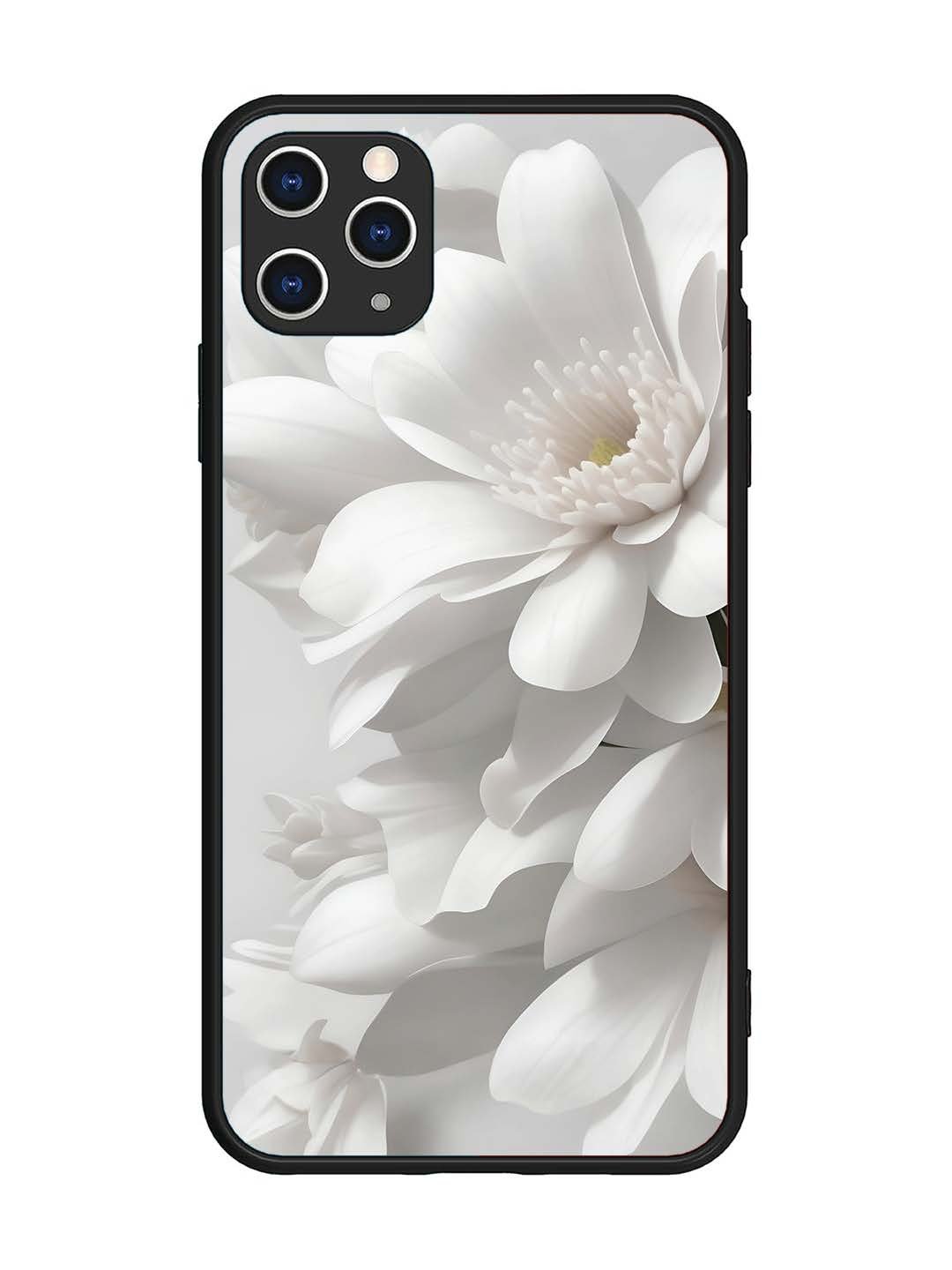 iPhone 11 Pro Max Soft Focus Purity white Flower