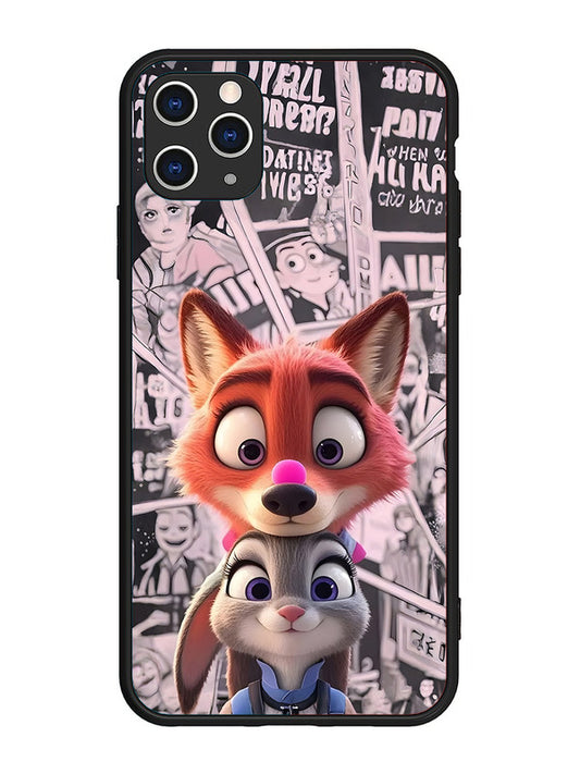 iPhone 11 Pro Max Cute Nick wilde and judy hopps 2