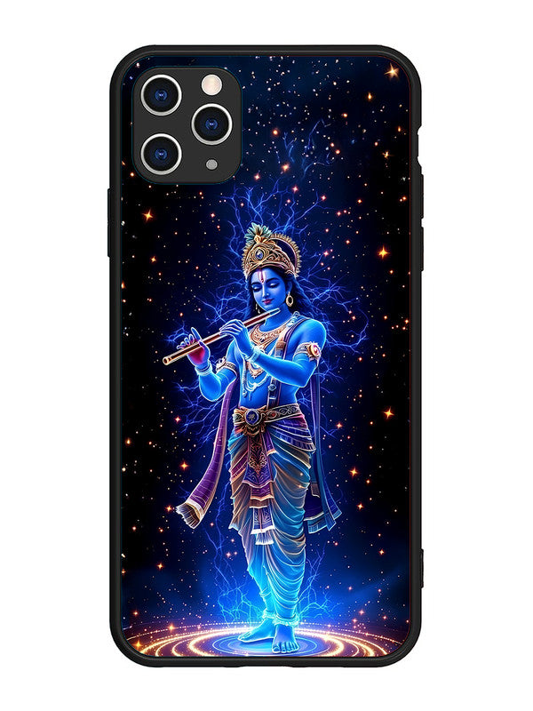 iPhone 11 Pro Max | 2D Metal | Krishna with Flute | IP-11PM-455