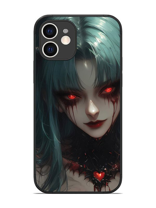 iPhone 12 succubus-demon-anime-girl-red-eyes
