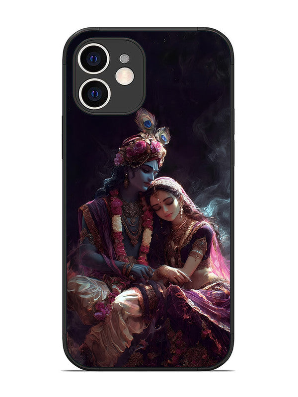 iPhone 12 | 2D Metal | Radha Krishna Together | IP-12-457