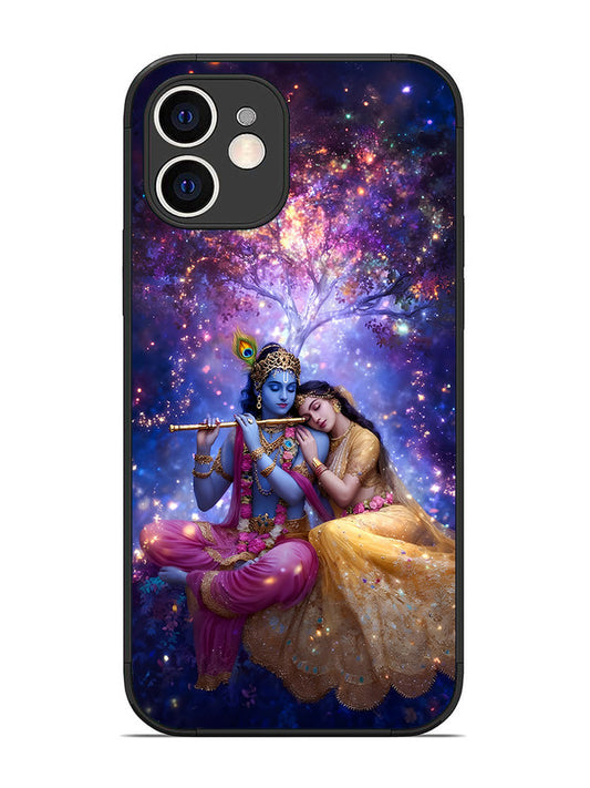 iPhone 12 Radha Krishna Enjoying Flute