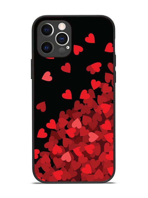 iPhone 12 Pro Red Hearts