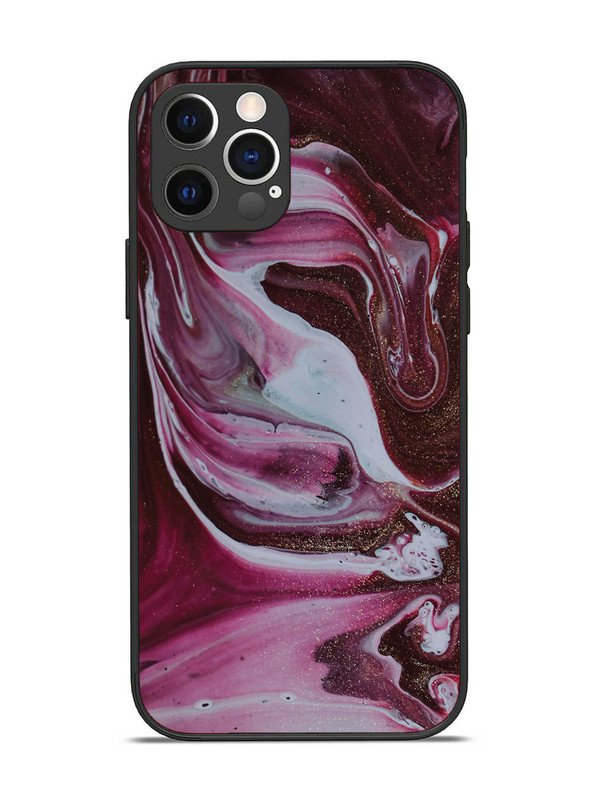 iPhone 12 Pro Pink And Golden Marble