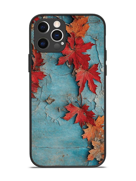 iPhone 12 Pro Autumn Leafs Marble