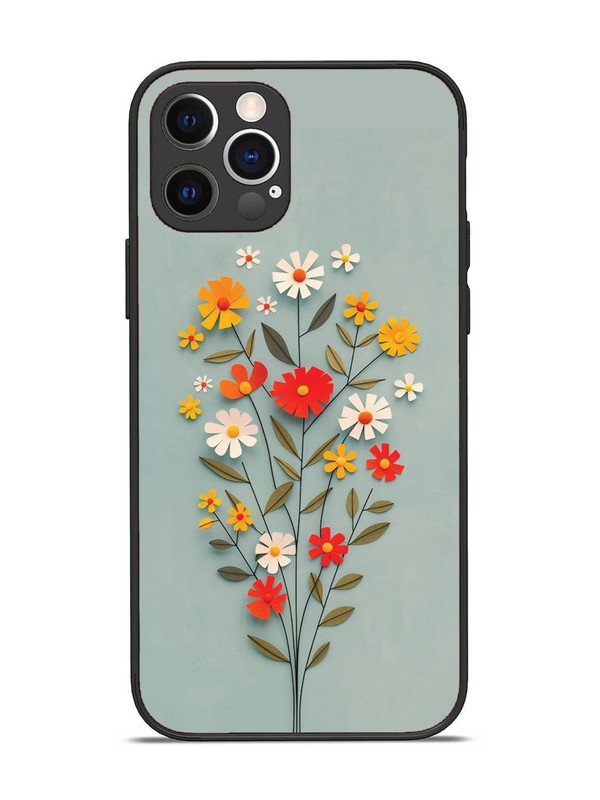 iPhone 12 Pro Paper Flowers