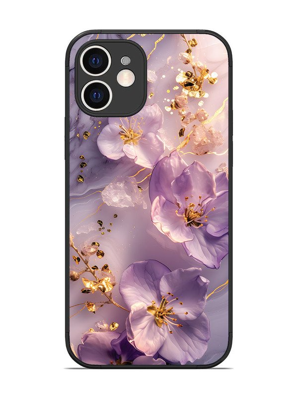 iPhone 12 Orchid with Golden Safron