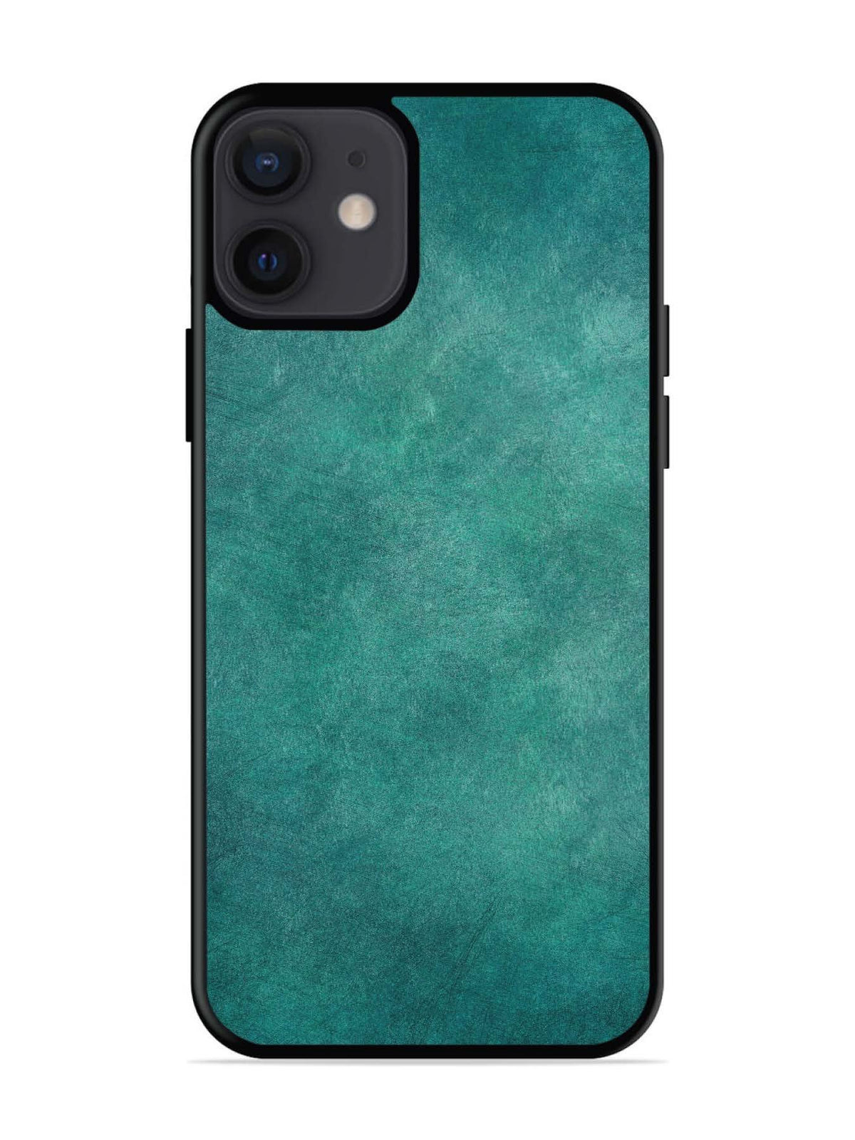 iPhone 12 Mini Jungle green with Scratches Marble