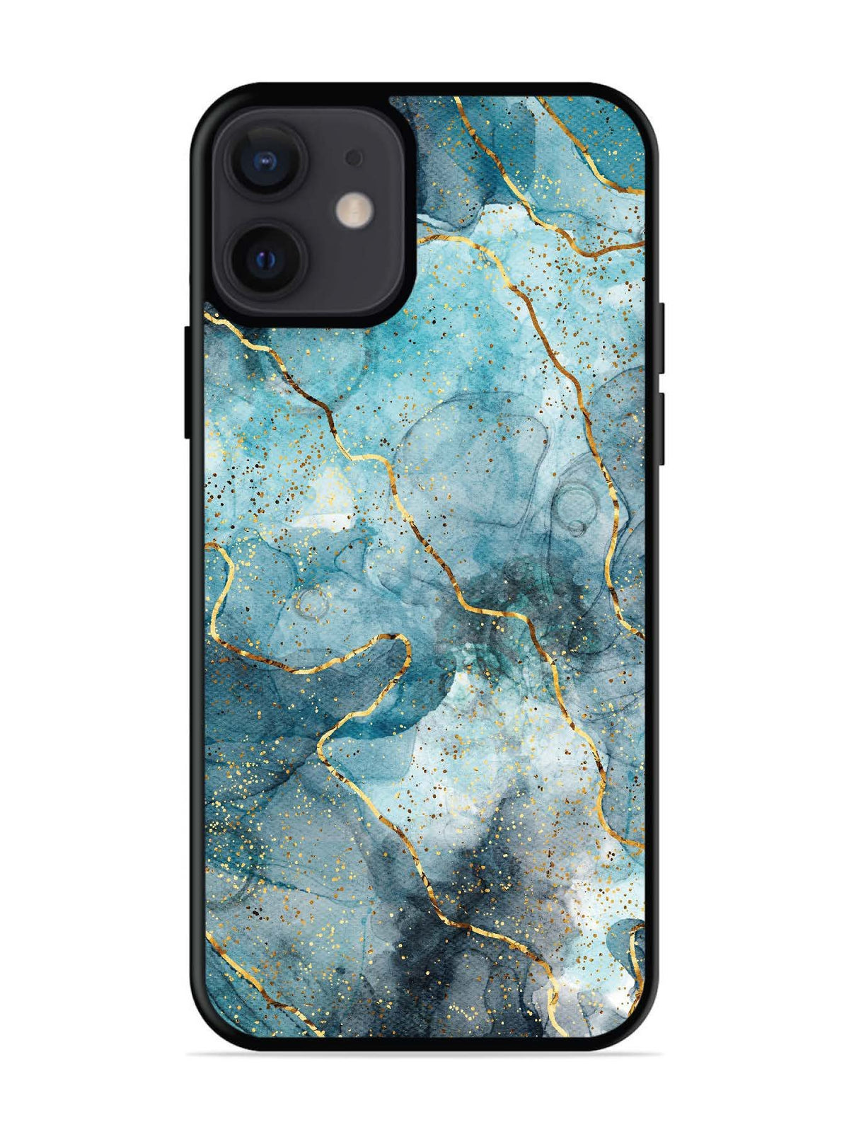 iPhone 12 Mini Oceanic Golden Strip Marble