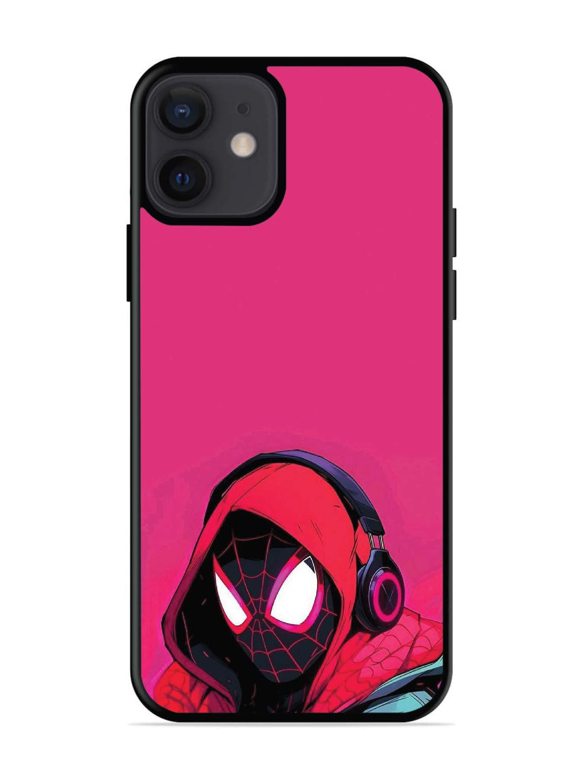 iPhone 12 Mini Spidey Listening Music