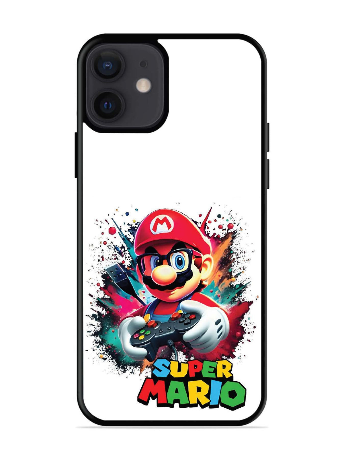 iPhone 12 Mini Modern Mario Pro Gamer Splash