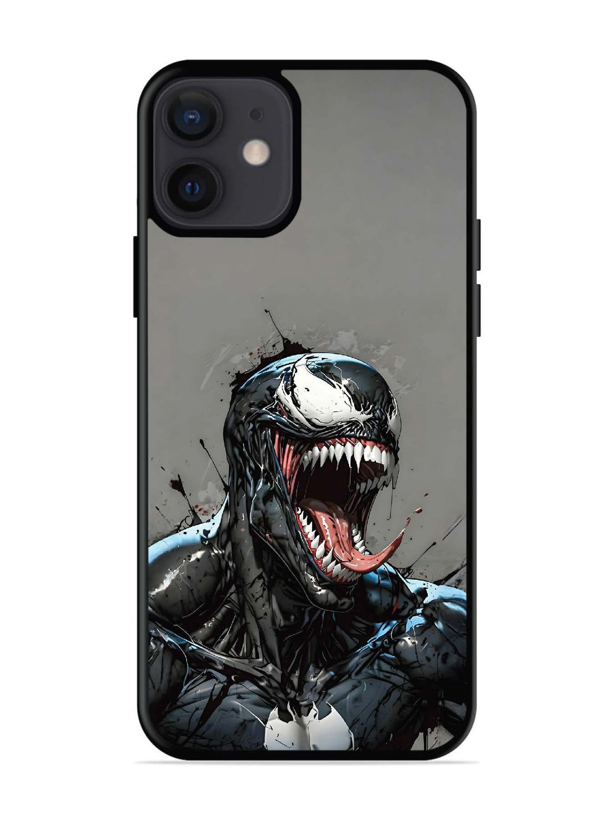 iPhone 12 Mini Venom Symbiote Grin Art