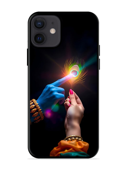 iPhone 12 Mini Radha Krishna touching feather