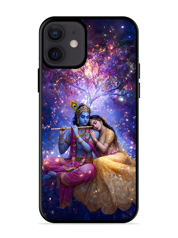 iPhone 12 Mini Radha Krishna Enjoying Flute